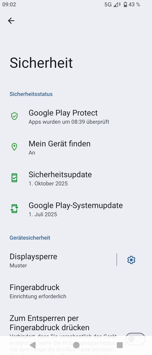 Ihr Handy ist jetzt mit einer Bildschirmsperre gesichert