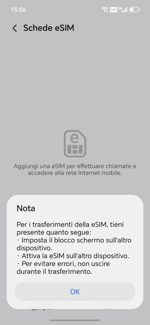 Seleziona OK