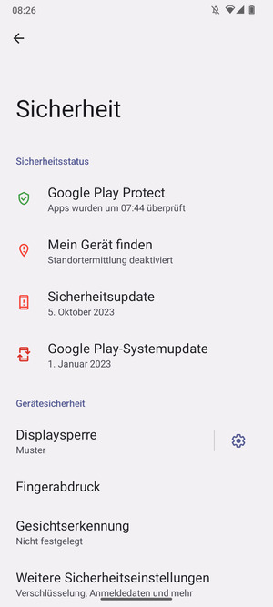 Ihr Handy ist jetzt mit einer Bildschirmsperre gesichert