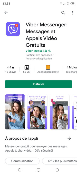 Sélectionnez Installer