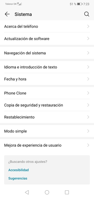 Seleccione Actualización de software