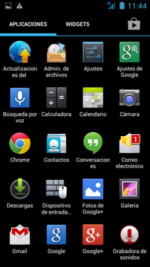 Desplácese y seleccione Ajustes