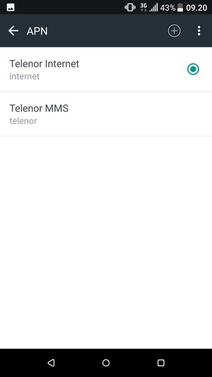 Telefonen din er konfigurert til MMS