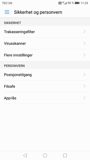 Velg Flere innstillinger