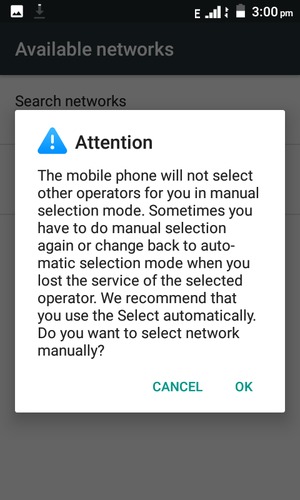 Select OK