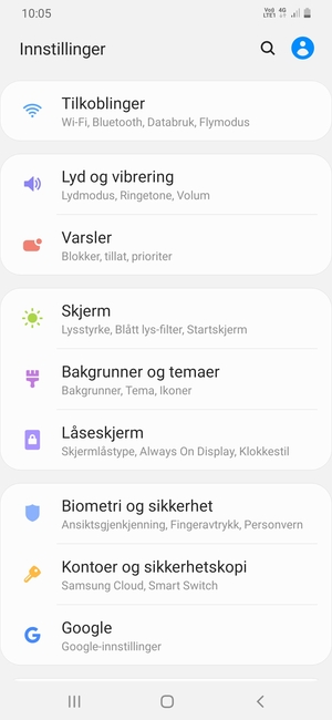 Velg Tilkoblinger
