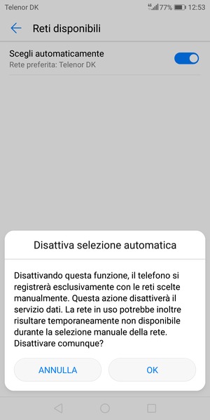 Seleziona OK