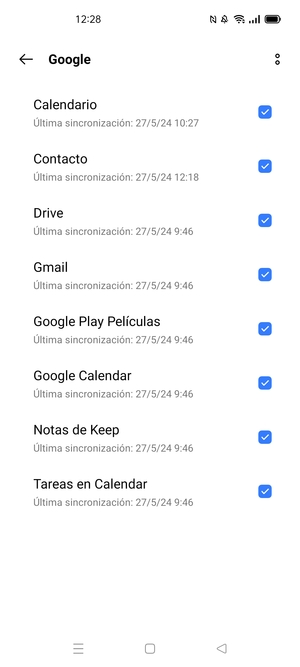 Asegúrese de haber seleccionado Contacto