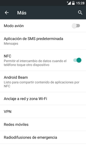 Seleccione Redes móviles