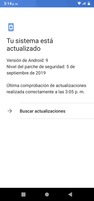Seleccione Buscar actualizaciones