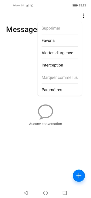 Sélectionnez Paramètres