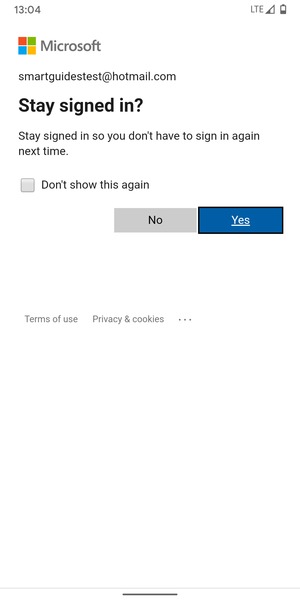 Select your preferred option