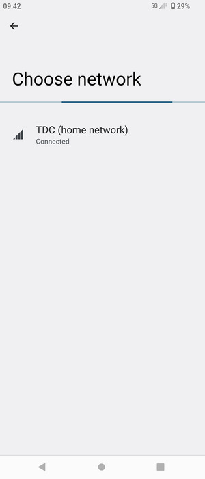 Wait for the search to finish