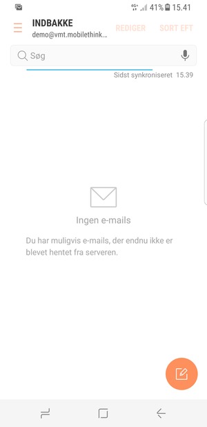 Din konto er klar til brug