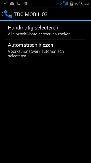 Selecteer Handmatig selecteren