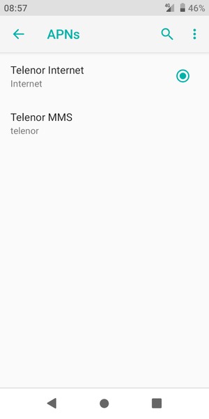 Select the Menu button
