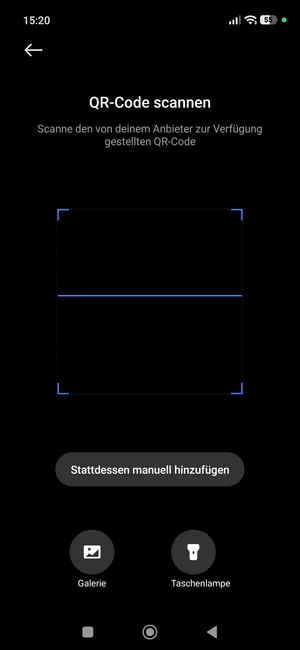Scannen Sie den QR-Code