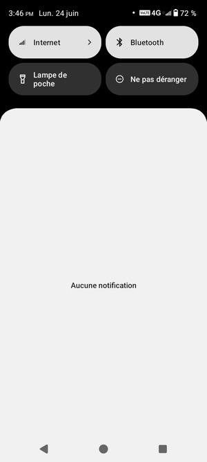 Déroulez à nouveau le menu du haut