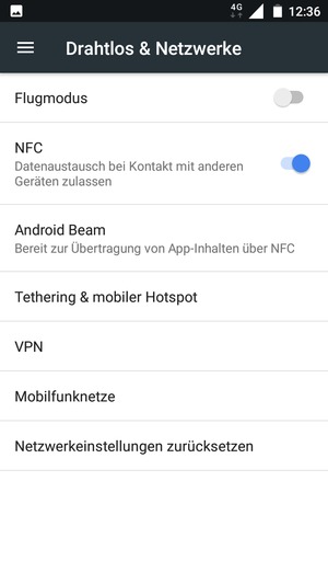 Wählen Sie Mobilfunknetze