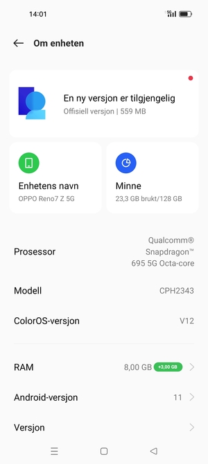 Velg Programvareoppdatering
