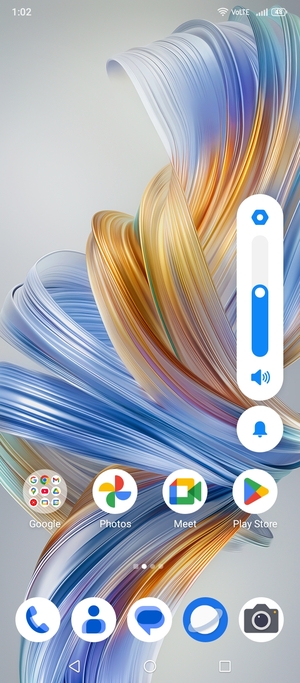 Select Sound to change to vibration mode