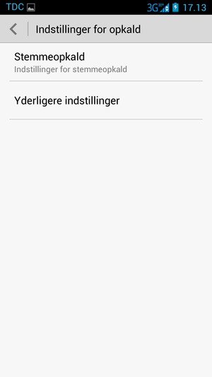 Vælg Stemmeopkald