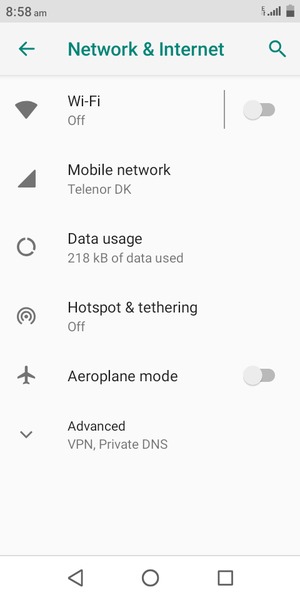 Select Mobile network