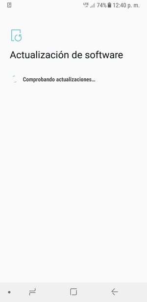 Espere a que la búsqueda termine