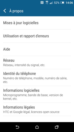 Sélectionnez Mises à jour logicielles