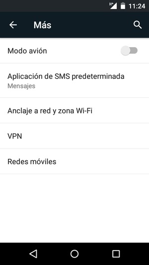 Seleccione Redes móviles