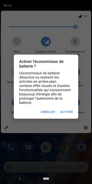 Sélectionnez ACTIVER