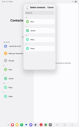 Check the All checkbox
