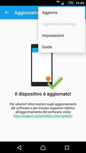 Seleziona Aggiorna