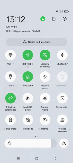 Disattiva Posizione