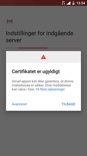 Vælg Avanceret