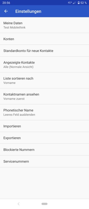 Wählen Sie Importieren