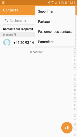 Sélectionnez Paramètres