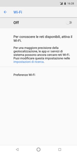 Attiva Wi-Fi