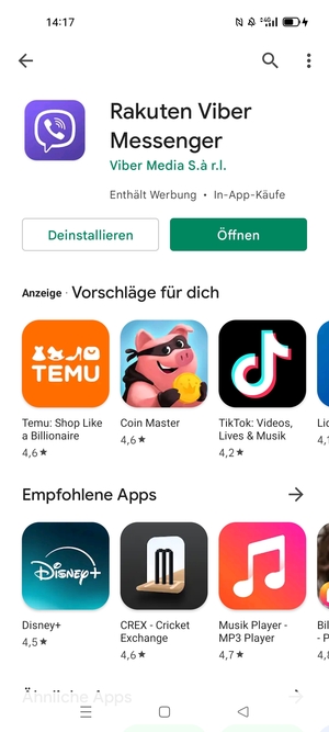 Wählen Sie Öffnen