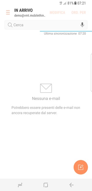 Il tuo account è pronto per l'uso