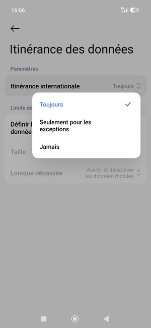 Sélectionnez votre option préférée