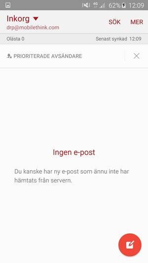 Ditt konto är redo att användas