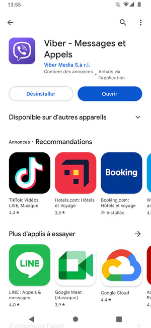Sélectionnez Ouvrir