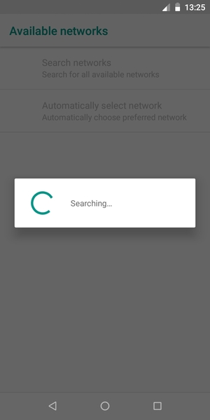 Wait for the search to finish