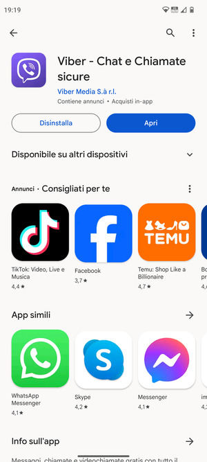 Seleziona Apri