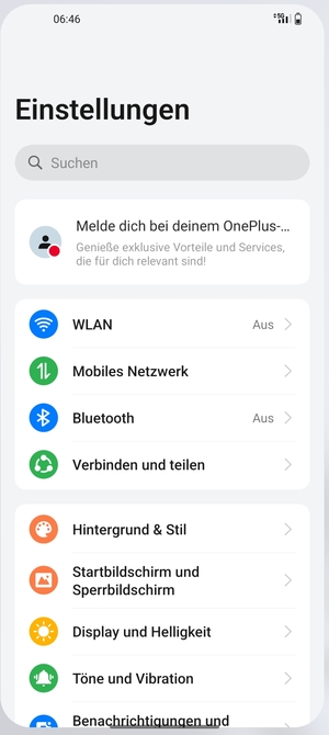 Wählen Sie Verbinden und teilen