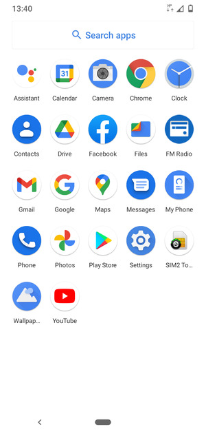 Select Settings