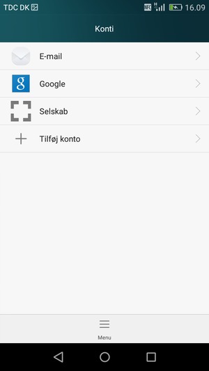 Vælg Google