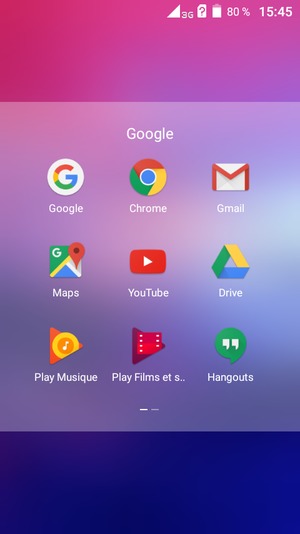 Sélectionnez Gmail