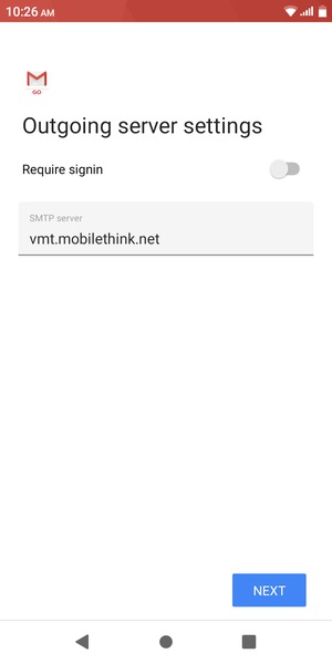 Turn off Require sign-in  and select NEXT